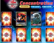 Bakugan concentration játékok ingyen