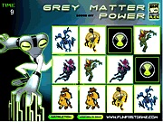 Ben 10 grey matter power memória ingyen játék