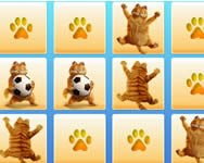 Garfield memory game memória HTML5 játék