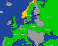 Scatty maps Europe memória HTML5 játék