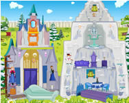 memria - Frozen ice castle doll house