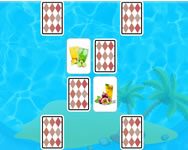 Summer cold drinks card memory memória HTML5 játék